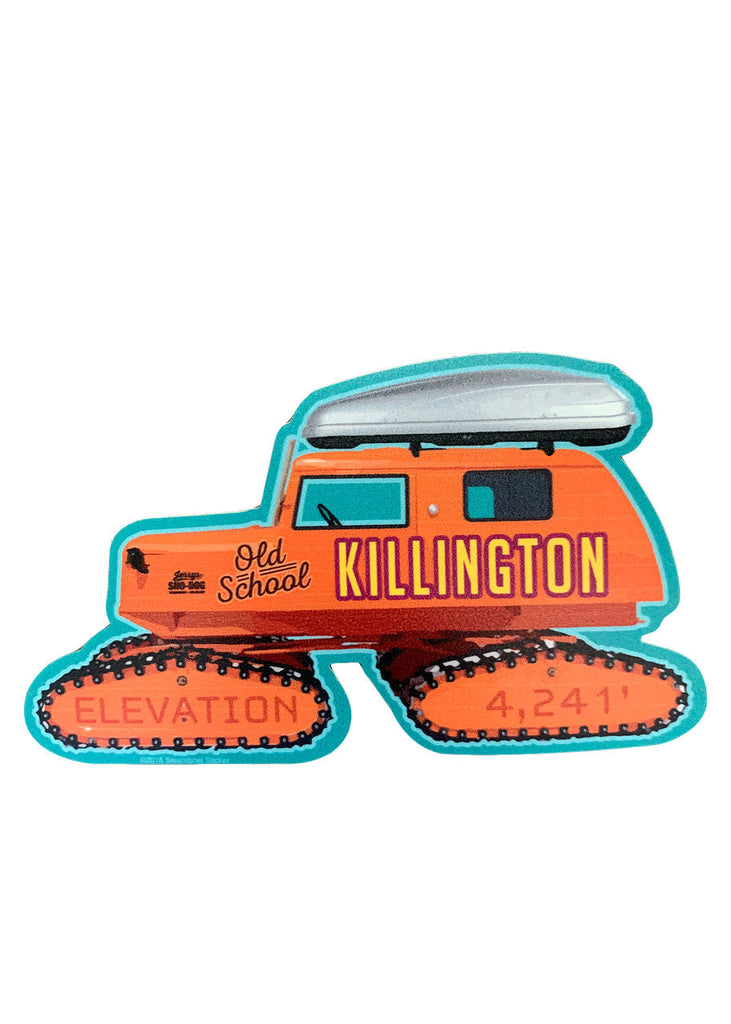 Killington Logo Snowcat Sticker-Killington Sports