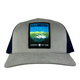 Killington Logo Sunset Patch Trucker-Gray/Black-Killington Sports