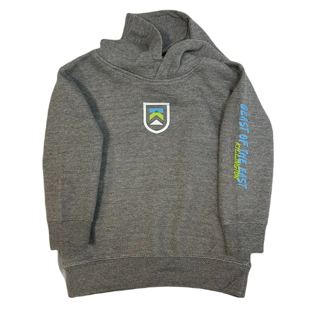 Killington Logo The Beast of the East Toddler Hoodie-Granite Heather-Killington Sports