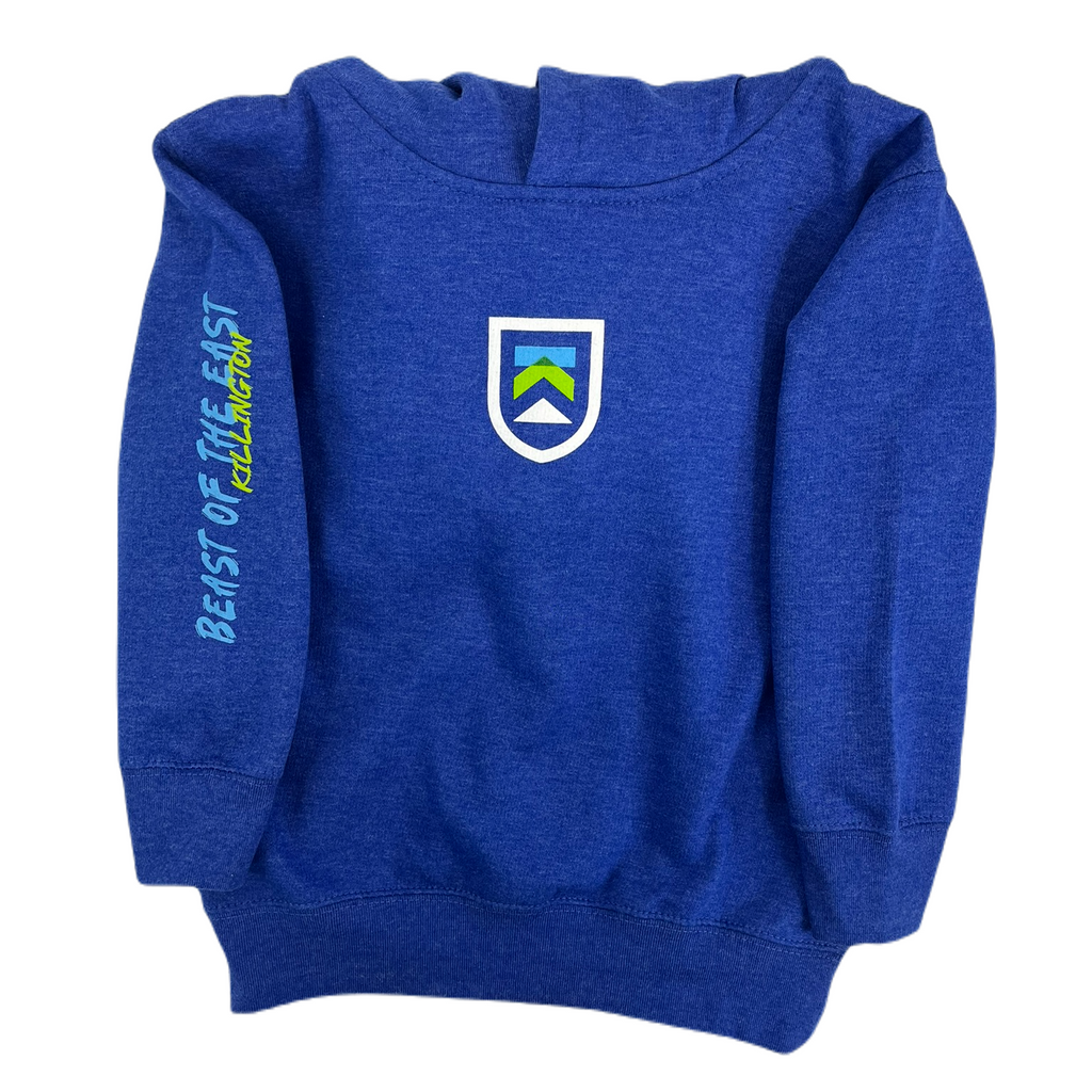 Killington Logo The Beast of the East Toddler Hoodie-Vintage Royal-Killington Sports