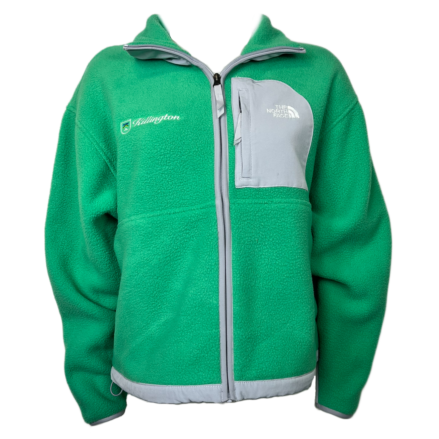 Killington Logo: The North Face Women's Yumiori Off Peak Full Zip-Nebula Green/Blue Flax-Killington Sports