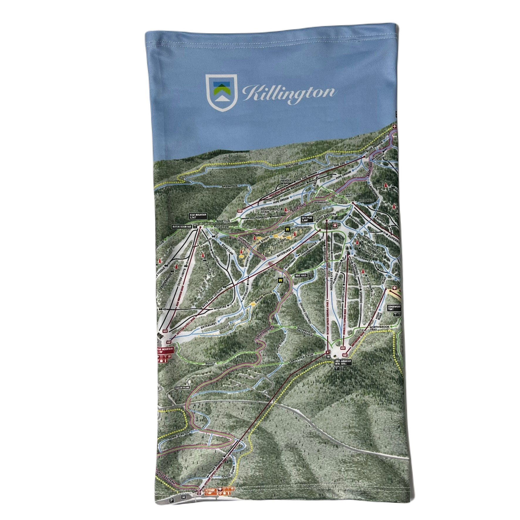 Killington Logo Therma Tube Neck Warmer-Killington Sports