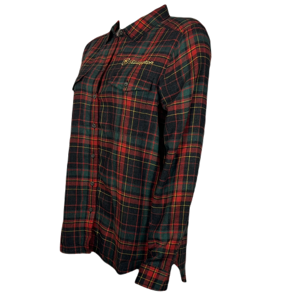 Killington Logo: Toad & Co Women's Re-Form Flannel Long Sleeve Shirt-Killington Sports