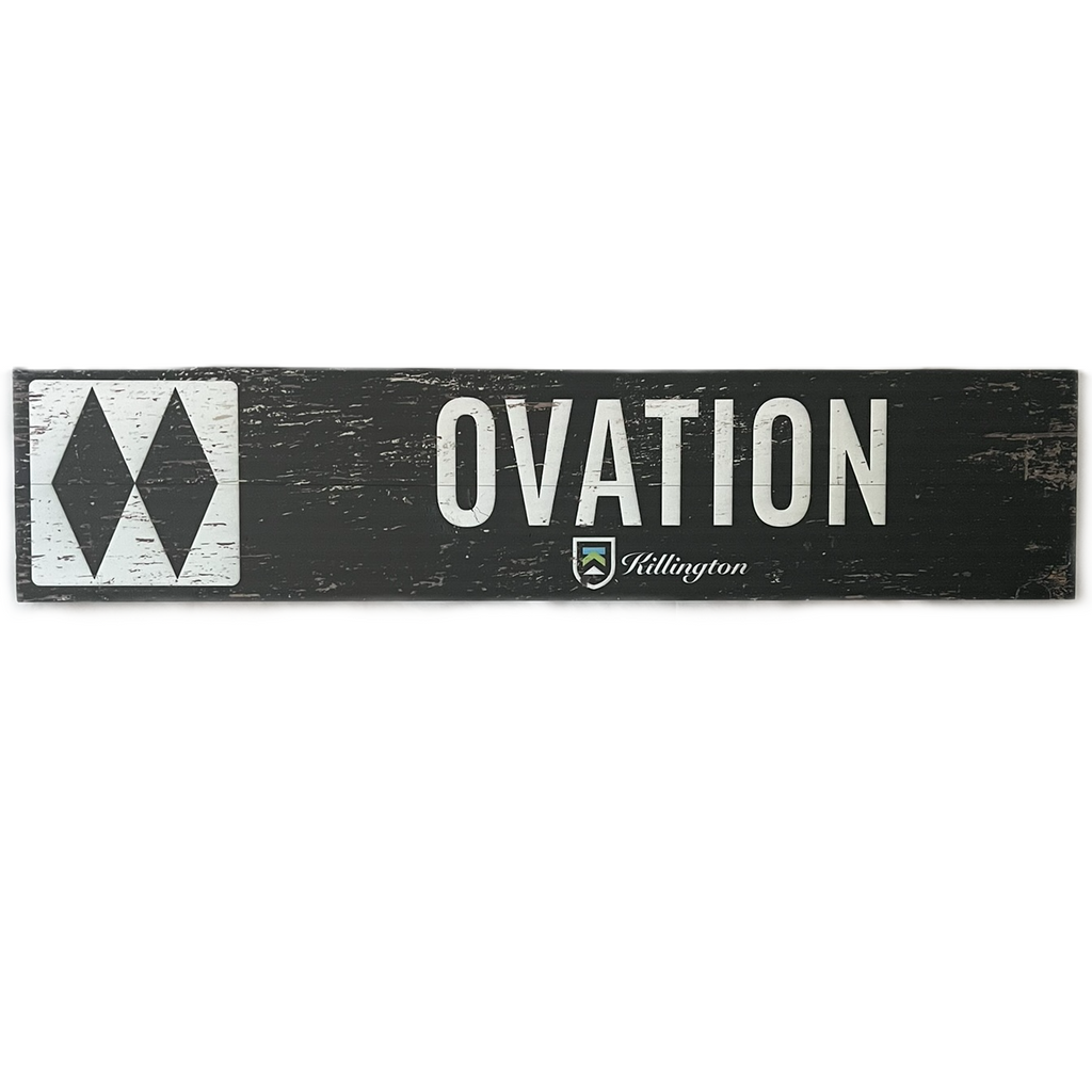 Killington Logo Tongue and Groove Trail Sign-Ovation-Killington Sports