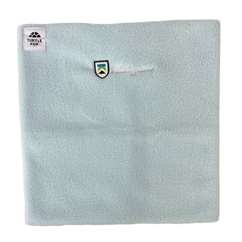 Killington Logo Turtle Fur Chelonia 150™ Fleece Neck Warmer-Ice Blue-Killington Sports