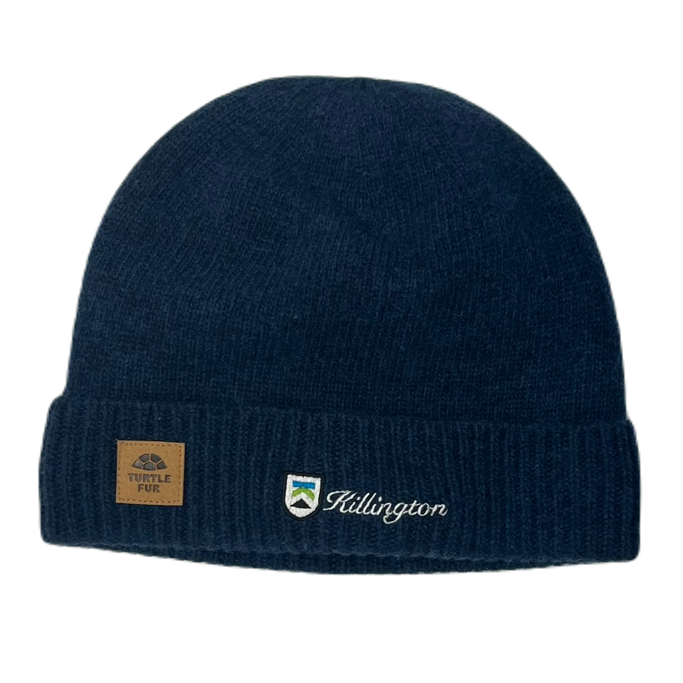 Killington Logo Turtle Fur Lambswool Thatcher Beanie-Navy-Killington Sports