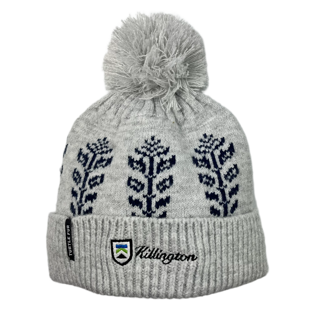 Killington Logo Turtle Fur Recycled Freya Pom Beanie-Killington Sports