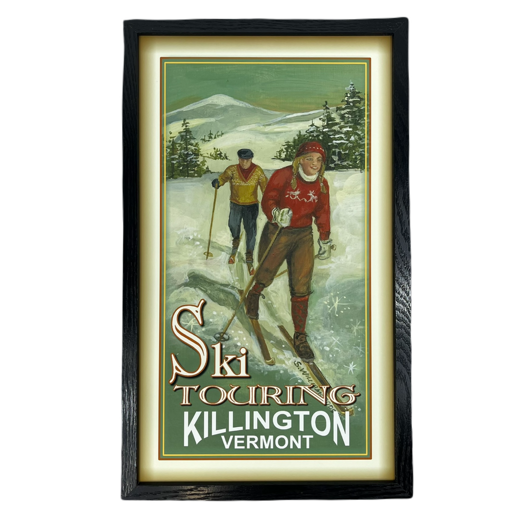 Killington Logo Vintage Style Wall Art: Nordic Couple-Killington Sports