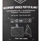 Killington Logo Waterproof Hooded Puffer Blanket-Killington Cup-Killington Sports
