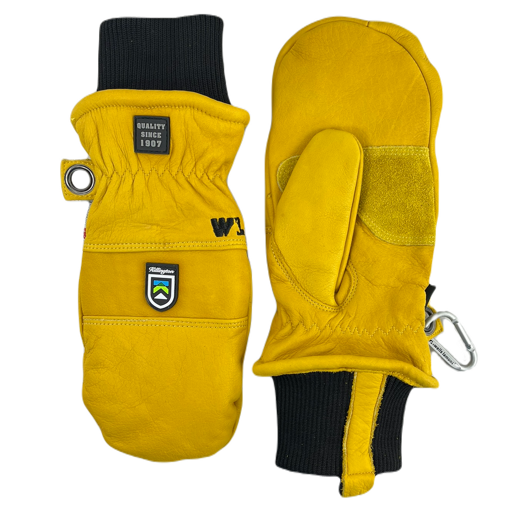 Killington Logo: Wells Lamont Working Crew Mittens-Saddle Tan-Killington Sports