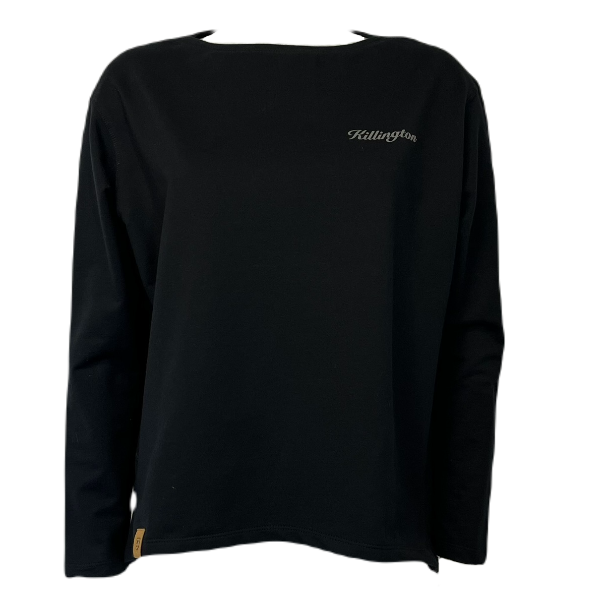 Killington Logo Womens Elevated Script Long Sleeve Tee-Black-Killington Sports