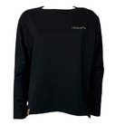 Killington Logo Womens Elevated Script Long Sleeve Tee-Black-Killington Sports