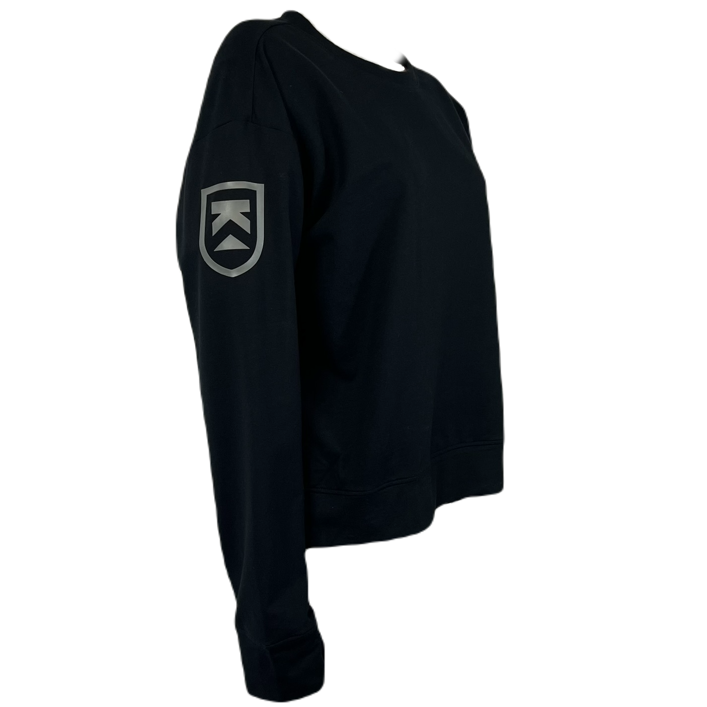 Killington Logo Womens Elevated Shield Long Sleeve Tee-Black-Killington Sports