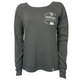 Killington Logo Women's Hexagon Trees Long Sleeve Thermal-Gull Gray-Killington Sports