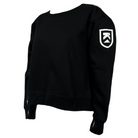 Killington Logo Women's Minimalist Crop Sweatshirt-Black-Killington Sports