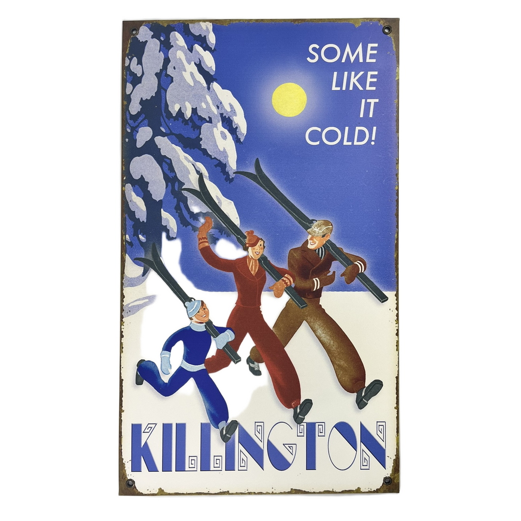Killington Metal Wall Art: Some Like it Cold-Killington Sports