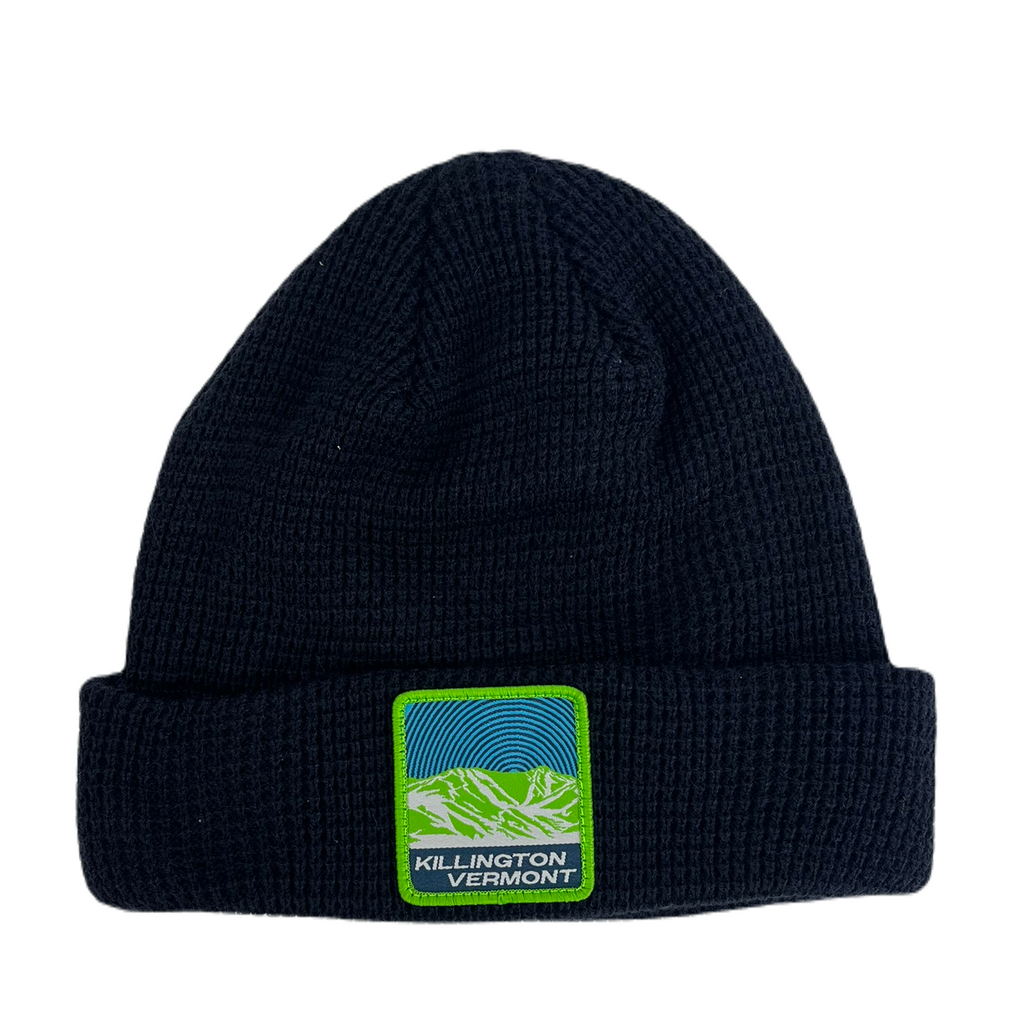 Killington Mountain Pulse Waffle Beanie-Deep Well-Killington Sports