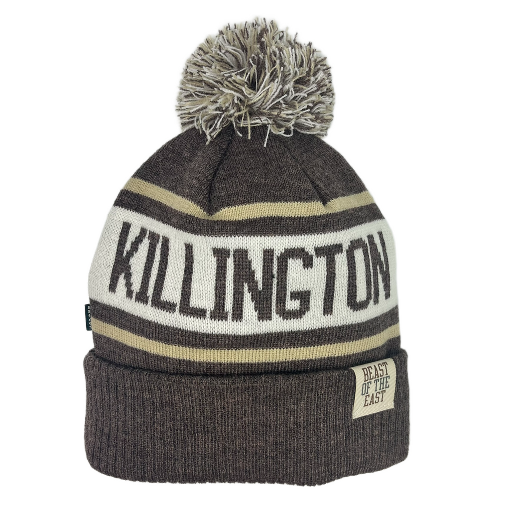 Killington Old School Ribbed Cuff Beanie with Pom-Killington Sports