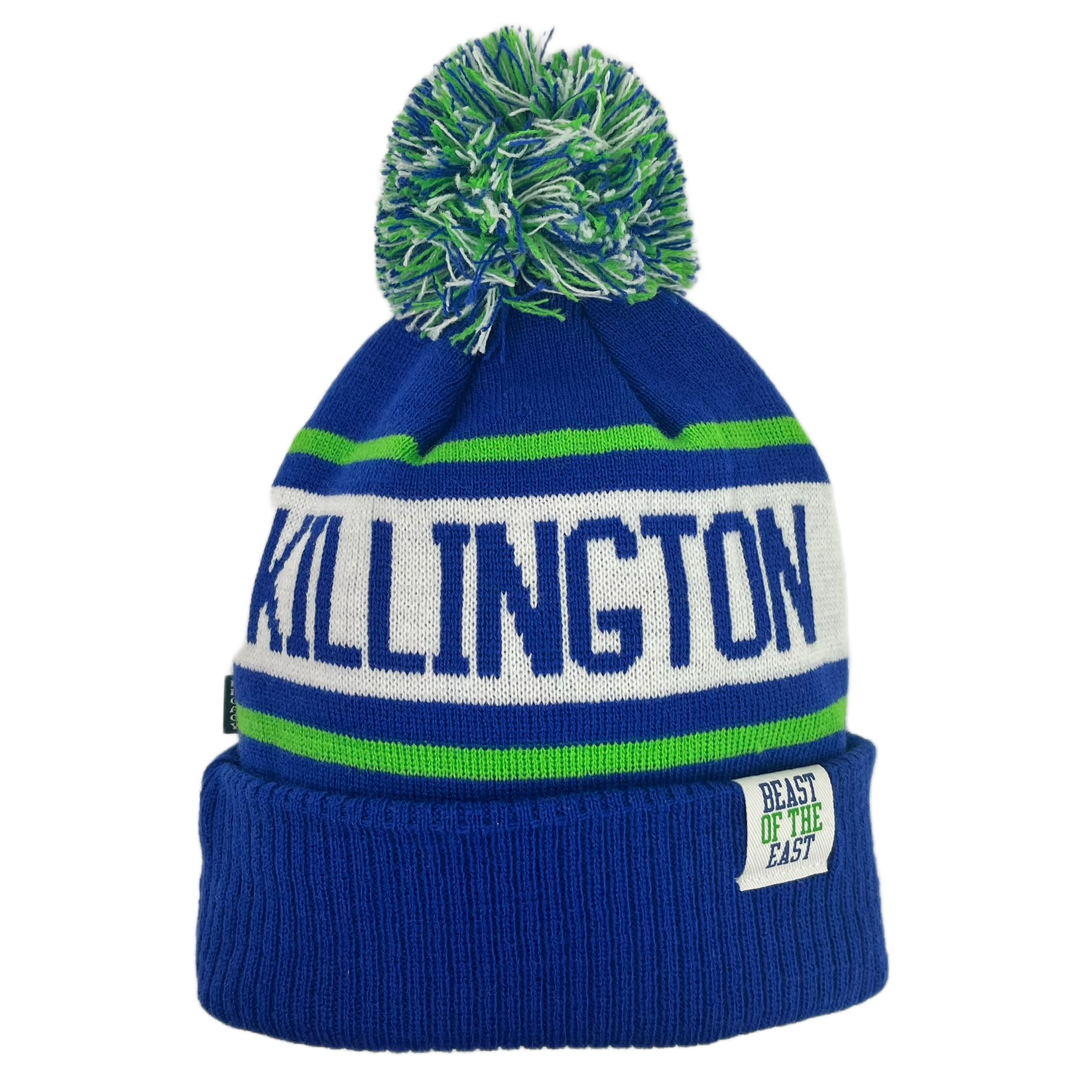 Killington Old School Ribbed Cuff Beanie with Pom-Killington Sports