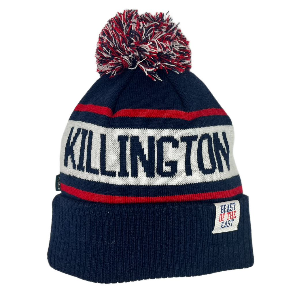 Killington Old School Ribbed Cuff Beanie with Pom-Killington Sports
