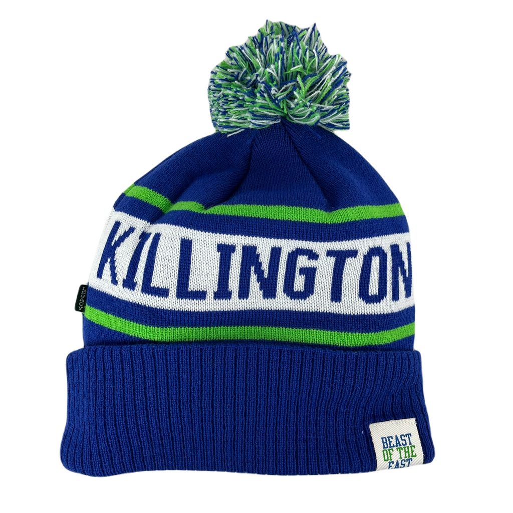 Killington Old School Ribbed Cuff Beanie with Pom-Killington Sports