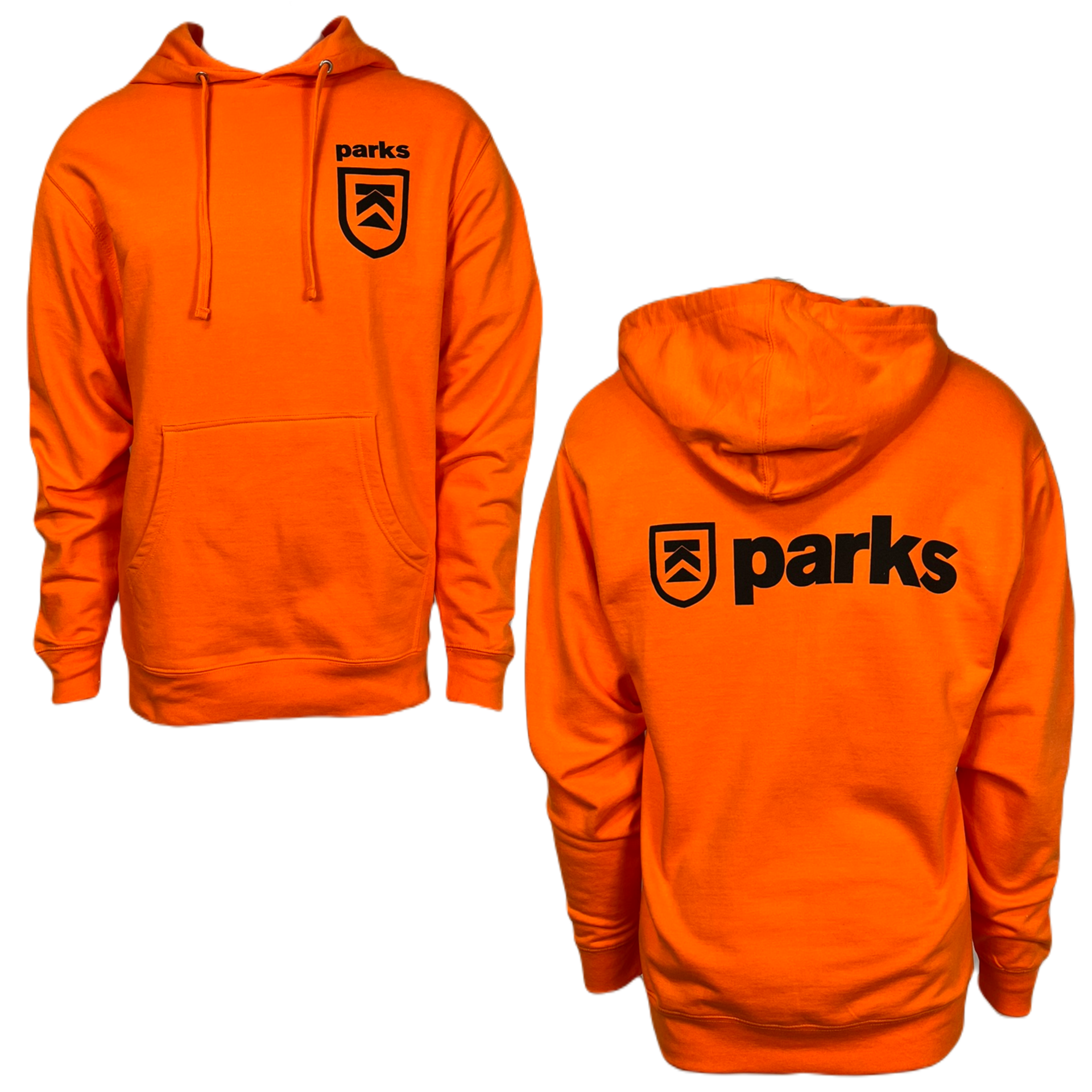 Killington Parks Midweight Hoody-Safety Orange-Killington Sports