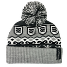 Killington Pom Cuffed Sweater Beanie-Black Combo-Killington Sports