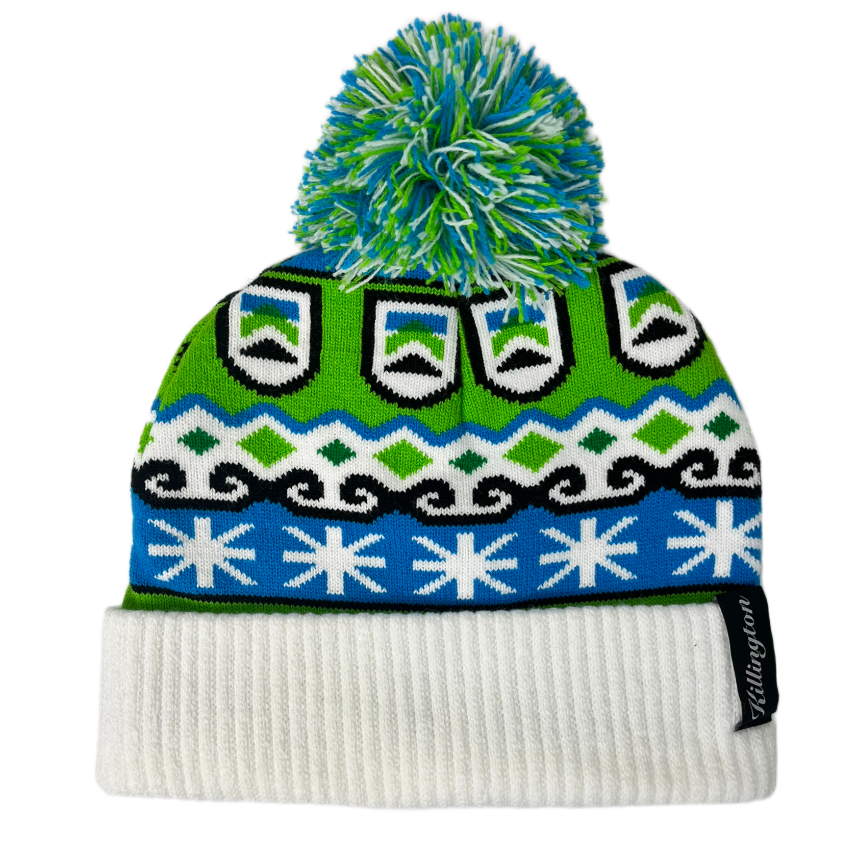 Killington Pom Cuffed Sweater Beanie-Killington Combo-Killington Sports