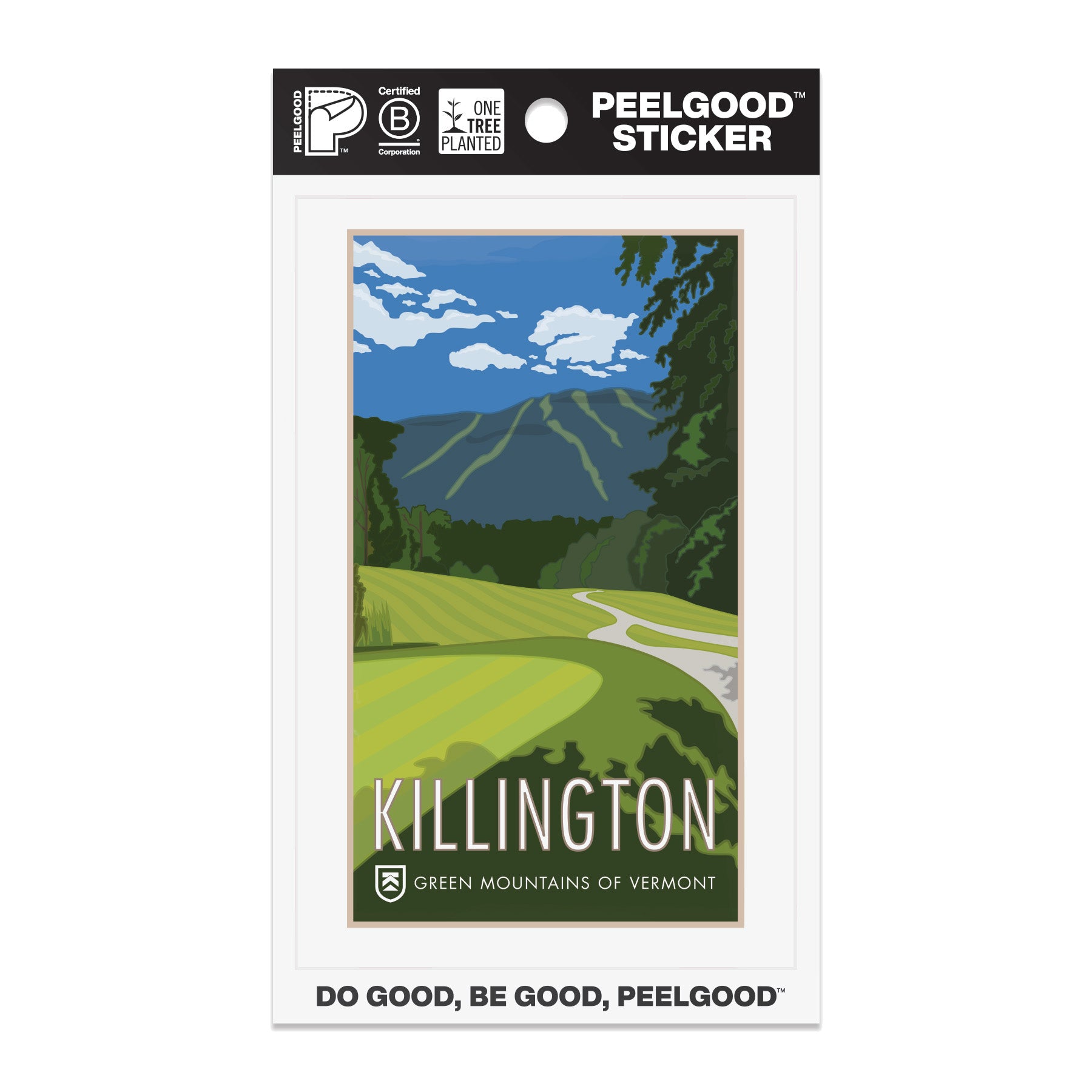 Killington Seasons PeelGood Stickers-Killington Sports