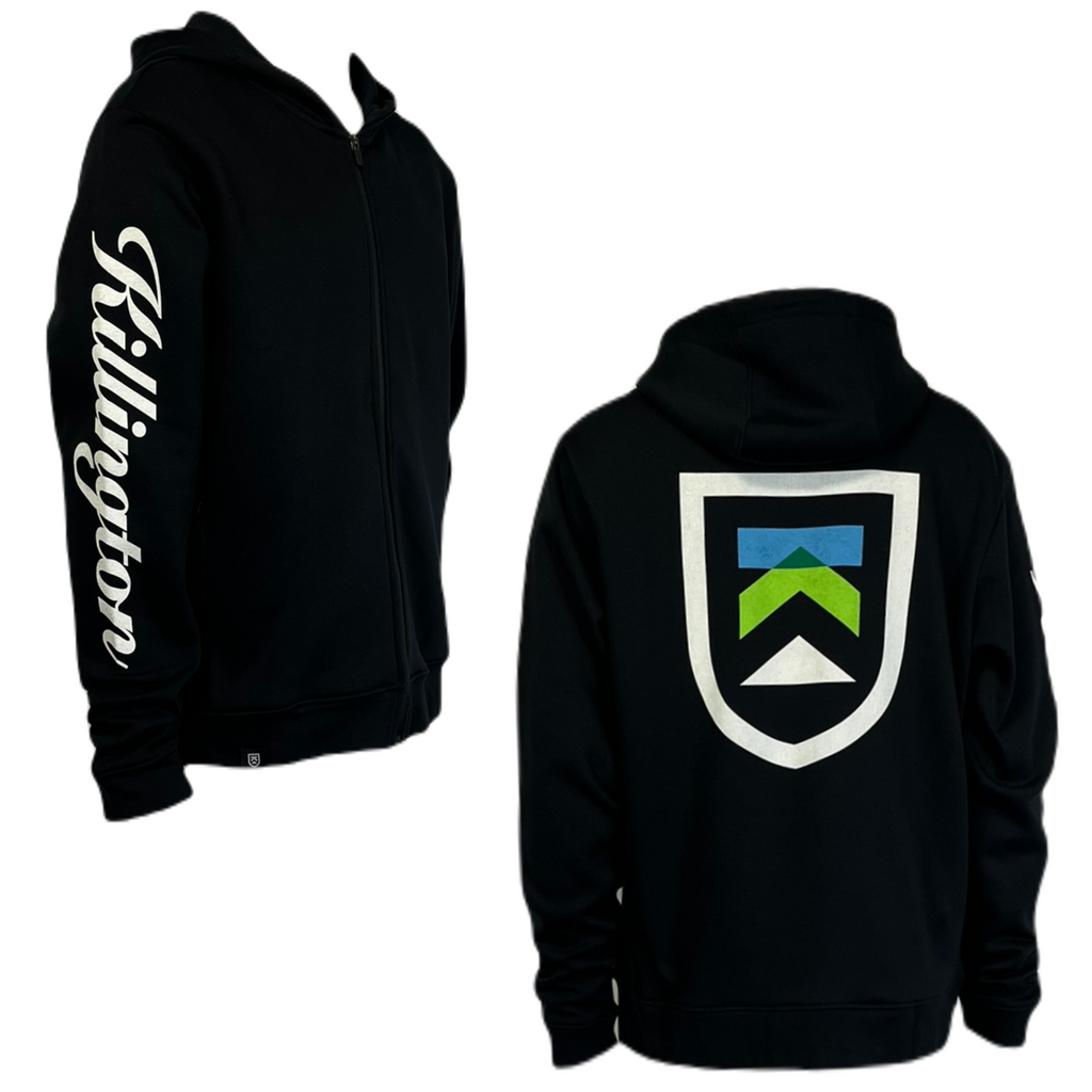 Killington Shield Full Zip Hoodie-Black-Killington Sports