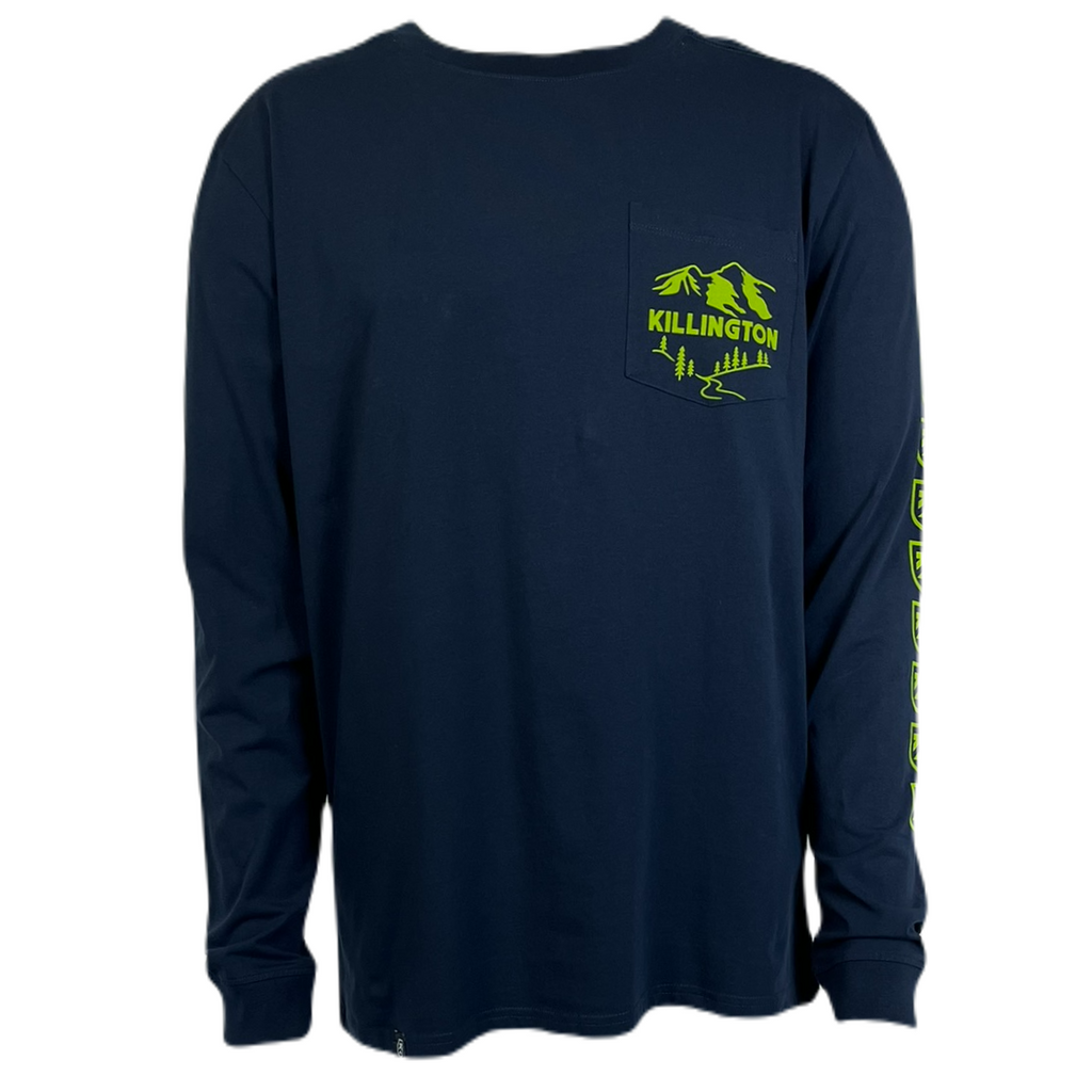 Killington Shield Pocket Long Sleeve Tee-Killington Sports