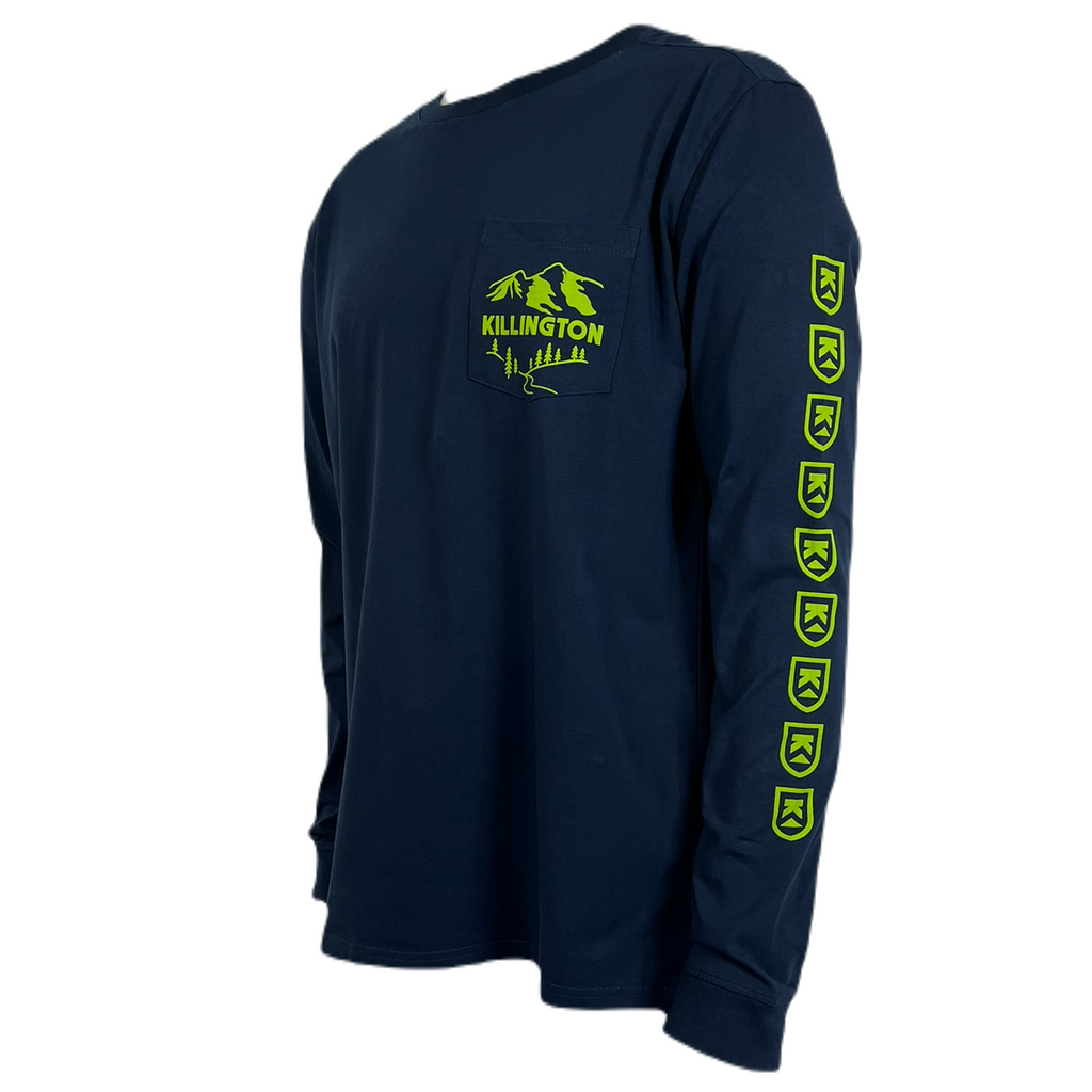 Killington Shield Pocket Long Sleeve Tee-Killington Sports