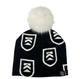 Killington Shield Pom Midi Beanie-Black-Killington Sports