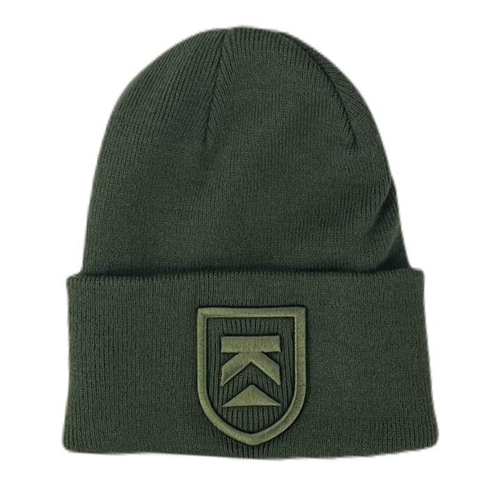 Killington Shield Tall Cuffed Beanie-Dark Olive-Killington Sports