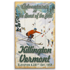 Killington Ski Adventures Wood Sign-Killington-Killington Sports