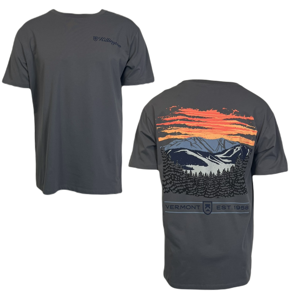 Killington Sunset Valley Short Sleeve Tee-Shark-Killington Sports