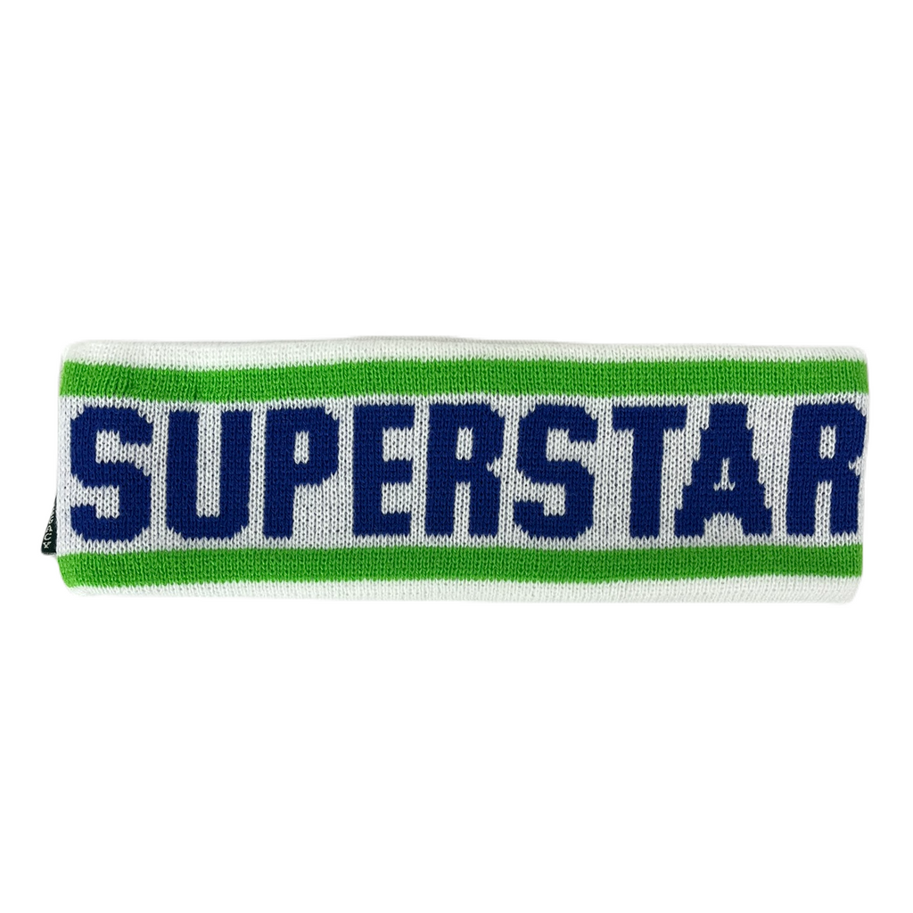 Killington Superstar Old School Headband-White/Key Lime/White/Royal Blue-Killington Sports