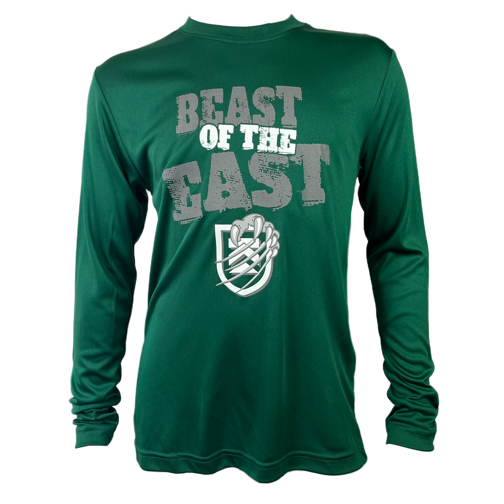Killington The Beast Youth Long Sleeve Tech Tee-Sport Forest-Killington Sports