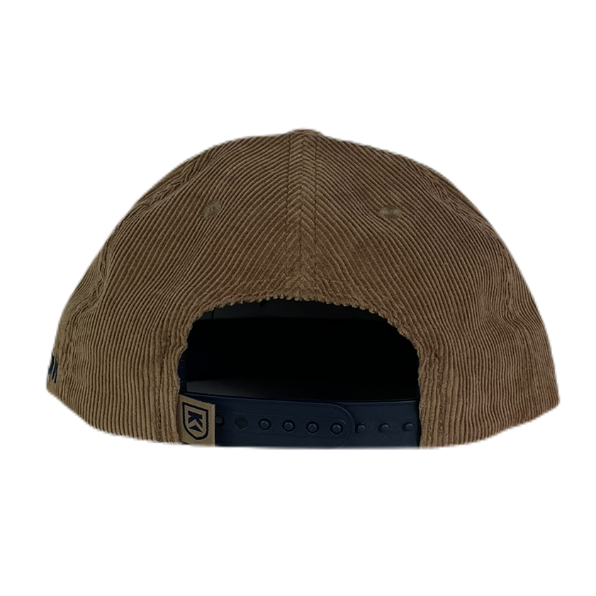 Killington Topography Shield Corduroy Rope Cap-Dark Khaki-Killington Sports