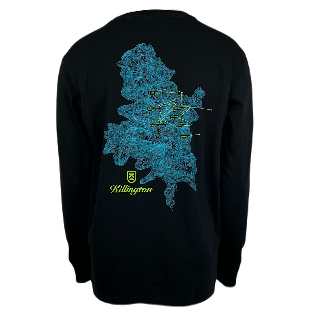 Killington Topography Shield Long Sleeve Tee-Killington Sports