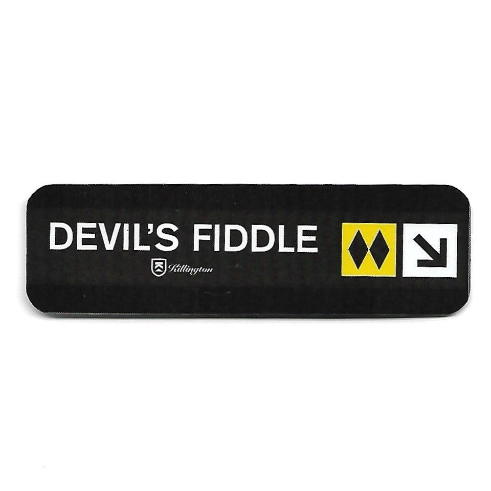Killington Trail Map Magnets-Devil's Fiddle-Killington Sports