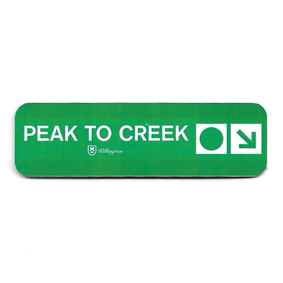 Killington Trail Map Magnets-Peak to Creek-Killington Sports