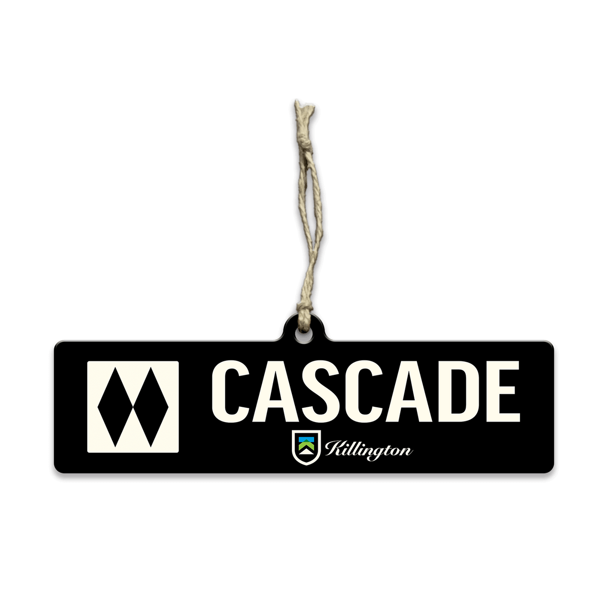 Killington Trail Sign Wood Ornament-Cascade-Killington Sports