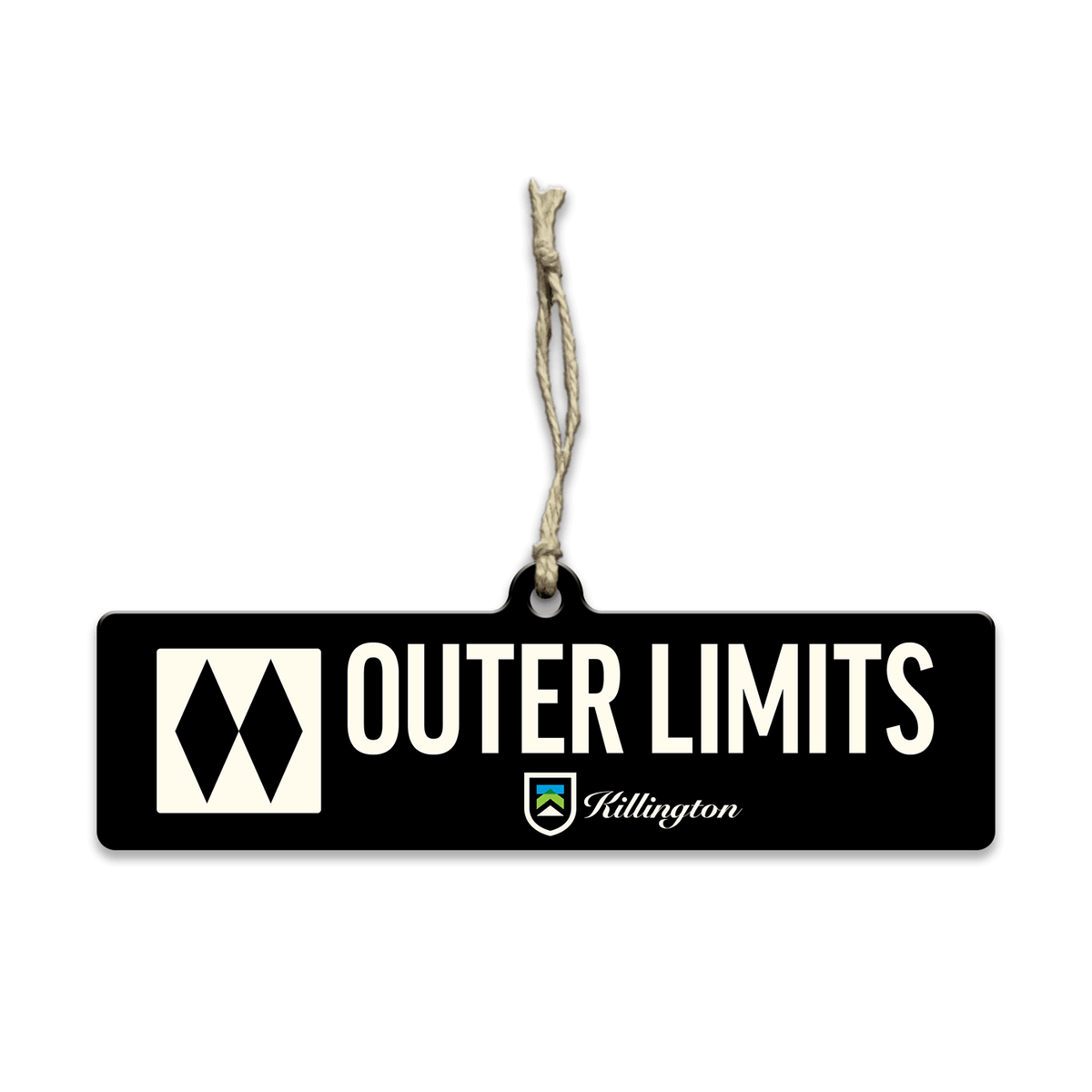 Killington Trail Sign Wood Ornament-Outer Limits-Killington Sports