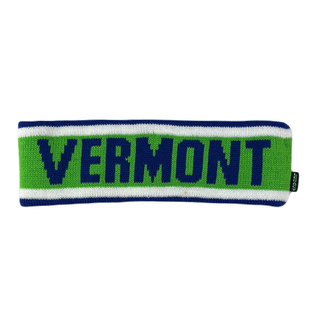 Killington VT Old School Headband-Royal Blue/White/Key Lime/Royal Blue-Killington Sports