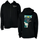 Killington Vermont Mountains Full Zip Hoodie-Black-Killington Sports