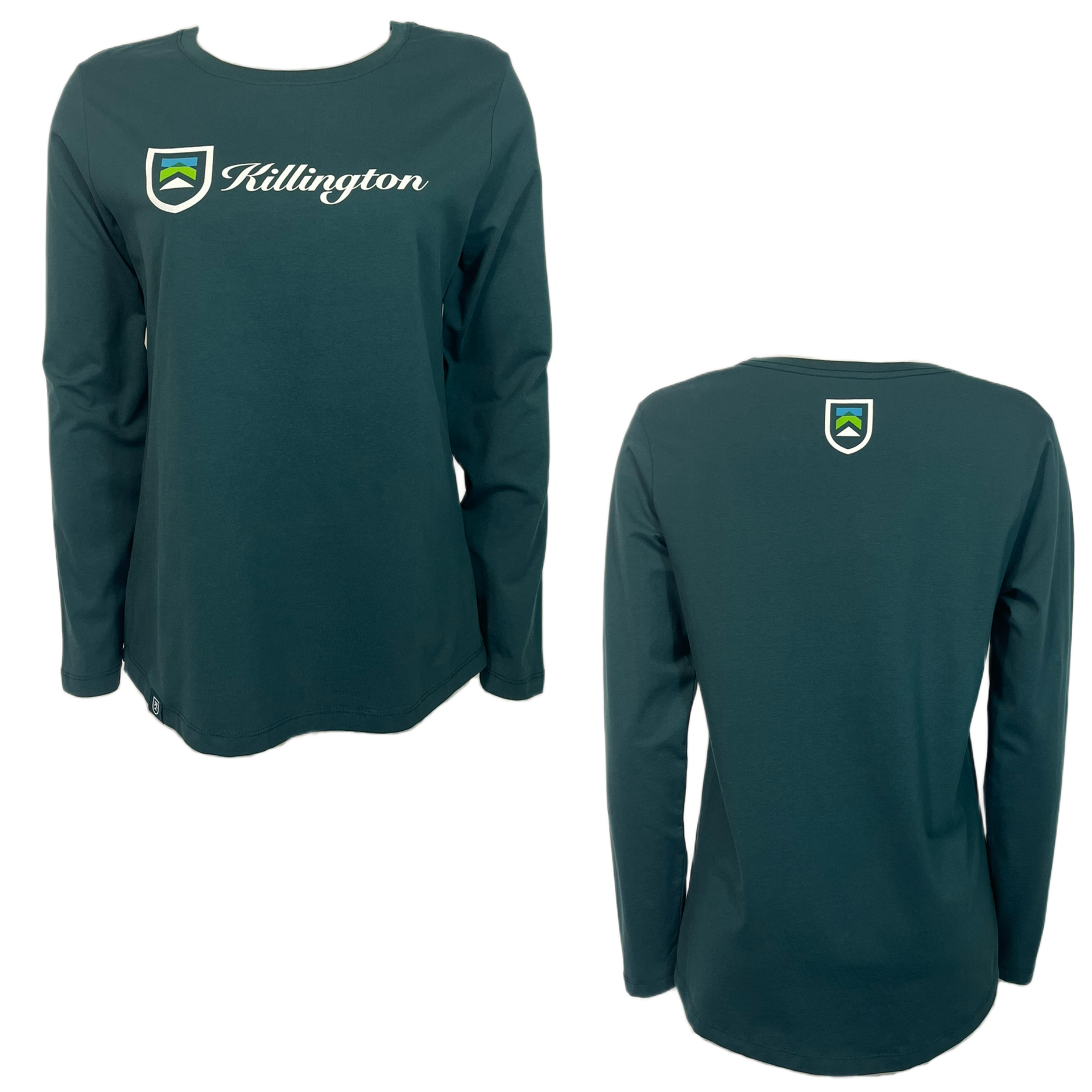Killington Women's Core Logo Long Sleeve Tee-Dark Sea-Killington Sports