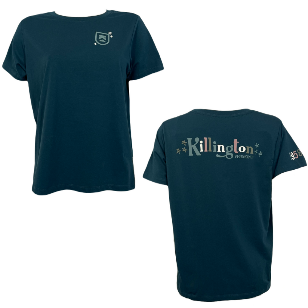 Killington Womens Hippie Wordmark Short Sleeve Tee-Killington Sports