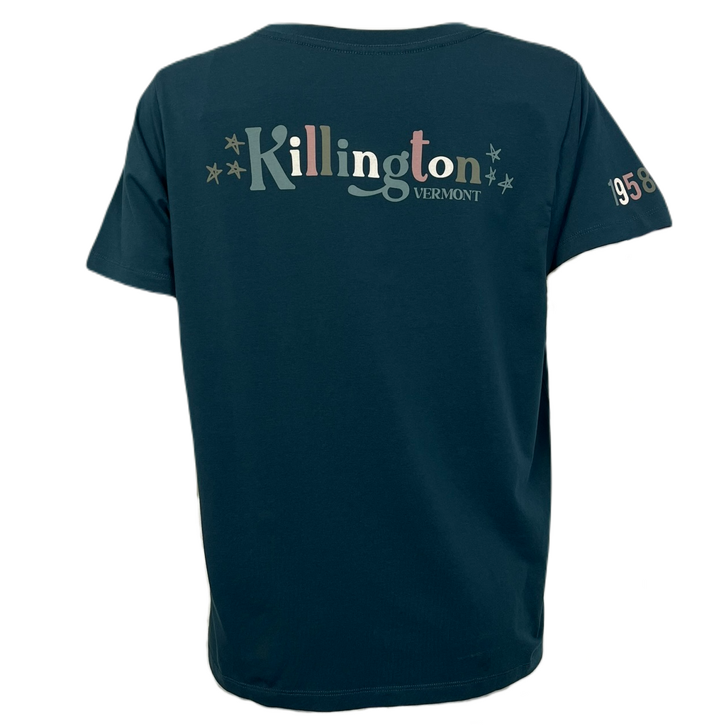 Killington Womens Hippie Wordmark Short Sleeve Tee-Killington Sports