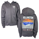 Killington Women's Sunset Valley Relaxed Full Zip Hoodie-Sea Fog-Killington Sports
